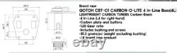 Gotoh CBT-01-4L CARBON-O-LITE Bass Tuner for 4-string