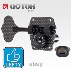 Gotoh CBT-01 CARBON-O-LITE 4 In-Line LIGHTWEIGHT Bass Tuners for LEFTY Fender