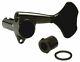 Gotoh GB-707CK 6-String Bass Guitar Tuners Cosmo Black 3+3