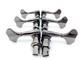 Gotoh GB-707CK 6-String Bass Guitar Tuners Cosmo Black 3+3