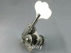 Gotoh GBR-640N Bass Guitar Tuners Reverse Gear Res-o-lite Nickel 4L