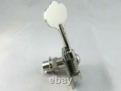 Gotoh GBR-640N Bass Guitar Tuners Reverse Gear Res-o-lite Nickel 4L