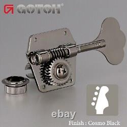 Gotoh GBR640 Res-O-Lite Reverse Wind Bass Tuners 4 In-Line Right Handed COSMO BK