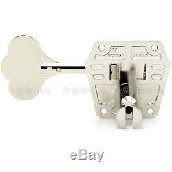 Gotoh GBR640 Res-O-Lite Reverse Wind Bass Tuners 4 In-Line Right Handed NICKEL