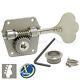 Gotoh GBR640-XN 4 In-Line Res-O-Lite Lightweight Bass Tuners ANTIQUE X-NICKEL