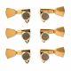 Gotoh Magnum Lock-Trad 3+3 Tuners with Keystone Knobs, Gold