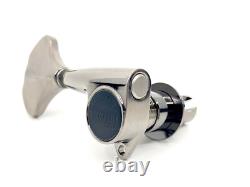 Gotoh Ultra Light Bass Guitar Tuners Cosmo Black 1 x Left, 2 x Right GB-350CK