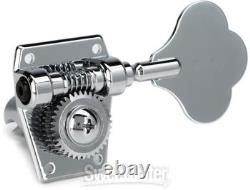 Graph Tech PRB-4401-CO Bass Ratio 4-In-Line Open Back Tuning Machines Chrome
