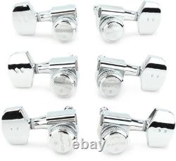 Graph Tech PRL-8311-C0 Ratio 3+3 Electric Guitar Locking Machine Heads