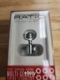 Graph Tech RATIO 3x3 LOCKING 2-pin Guitar Tuners/Tuning Keys CHROME, PRL-83