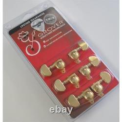 Gretsch Grover Rotomatic 10218C Tuners for Guitar, 6 Pieces, Gold #0062910100