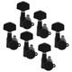 Grip-Lock Vintage 6 Inline Bass Side Staggered Closed 8.5mm Tuners with Unive