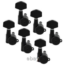Grip-Lock Vintage 6 Inline Bass Side Staggered Closed 8.5mm Tuners with Unive