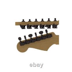 Grip-Lock Vintage 6 Inline Bass Side Staggered Closed 8.5mm Tuners with Unive