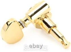 Grover 102GV Original Milk Bottle Style Rotomatics Tuning Machines Set Gold