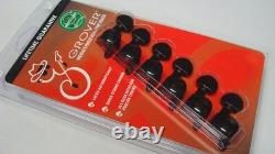 Grover 505BC6 Mini Roto-Grip Locking Rotomatic Tuners 6 In-Line, Black Chrome Fi