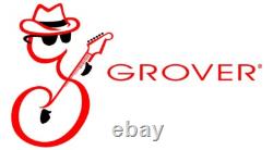 Grover 505BC6 Mini Roto-Grip Locking Rotomatic Tuners 6 In-Line, Black Chrome Fi