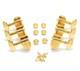 Grover Gold 150 Series Imperial 3x3 Tuners for Jazz/Archtop Guitar 150G