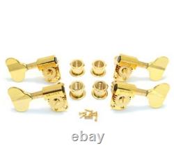 Grover Gold Titan Heavy Duty 2+2 Bass Guitar Tuners Machine Heads 145G