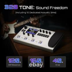 Guitar Pedal Board Multi-Effects Professional Grade with 320 Effects 120 Amp
