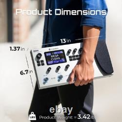 Guitar Pedal Board Multi-Effects Professional Grade with 320 Effects 120 Amp