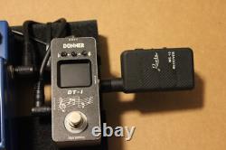 Guitar Pedal Board with Boss Pedals and Wireless Transmitter