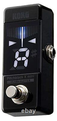 Guitar Pedal Tuner 1/4 Jack Black PBXMINI