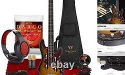 Guitar TB-4 Electric P-Bass (Sunburst) + SR360 Over-Ear Dynamic Stereo Headphon