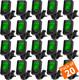 Guitar Tuner Clip on Ukulele Tuner 2 Pack for All Instruments Guitar Bass Ukulel