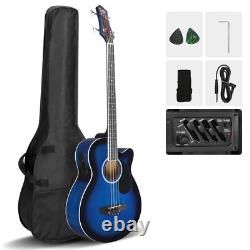 HOLIDAY SALE? Acoustic-Electric Bass Guitar +Case/Bag +Strap