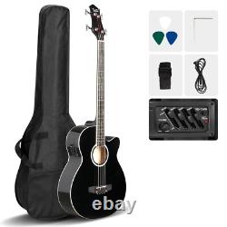 HOLIDAY SPECIAL? Acoustic-Electric Bass Guitar +Case/Bag +Strap +Cable