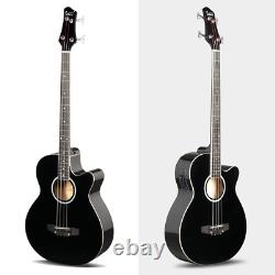 HOLIDAY SPECIAL? Acoustic-Electric Bass Guitar +Case/Bag +Strap +Cable