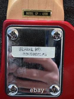 Hamer Slammer Red Electric Bass with Silverstone Bass amp + Chromatic tuner