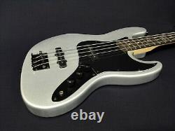 Haze HSJB 19580MSBH Silver-Grey 4-String Electric Jazz Bass Guitar +Free Gig Bag