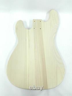Haze HSPB 1910 No-Soldering Design 4-String Electric Bass Guitar DIY, Solid Body