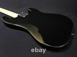 Haze Left-Handed 4-String Electric Bass Guitar, Gloss Black+Free Bag. PB 1901BKBHL