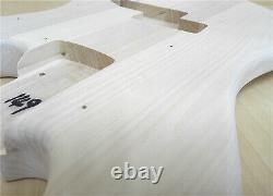 Haze PB 1910 Complete No-Soldering Electric Bass Guitar DIY, S-S Pickups+3 Picks