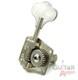Hipshot 4-In-line HB3 Clover Key Bass Tuners, Nickel, Set of 4 (20310N)
