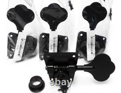 Hipshot HB2 Bass Tuner Bass-side Black Qty-(4) Clover-key NOS