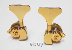 Hipshot USA Ultralite (2+2) Bass Tuners 1/2 Gold short Y-key BLEMISHED