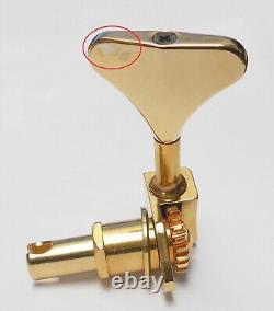 Hipshot USA Ultralite Bass Tuners 3/8 (2+2) Gold Y-Key BLEMISHED