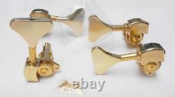 Hipshot USA Ultralite Bass Tuners 3/8 (2+2) Gold Y-Key BLEMISHED