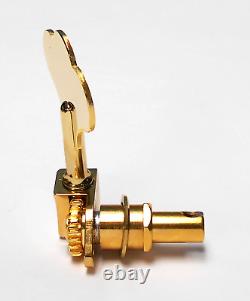 Hipshot USA Ultralite Bass Tuners 3/8 Qty (4) Bass-side Gold Clover BLEMISHED