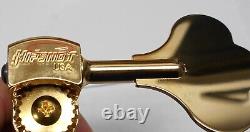 Hipshot USA Ultralite Bass Tuners 3/8 Qty (4) Bass-side Gold Clover BLEMISHED