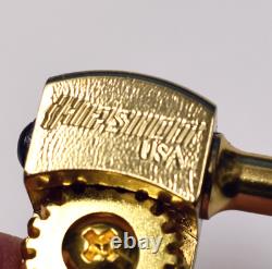 Hipshot USA Ultralite Bass Tuners 3/8 Qty (4) Bass-side Gold Y-key BLEMISHED