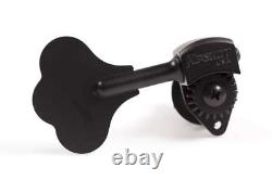 Hipshot Ultralite USA Tuner HB6C 1/2 Black 5 String Inline Treble Set NEW