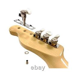 Hipshot Vintage Guitar Tuner Upgrade Kit (6 Inline Headstocks) Chrome Bass
