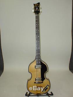 Hofner 5000/1 Deluxe Electric Bass Guitar with Original Case & TUNER CABLE & STRAP