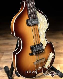 Hofner Artist Series Violin Bass (H500/1-63-AR-0) with Case Sunburst