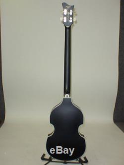 Hofner HCT-500/1 Contemporary Beatle Bass MATTE BLACK With TUNER, CABLE, & STRAP